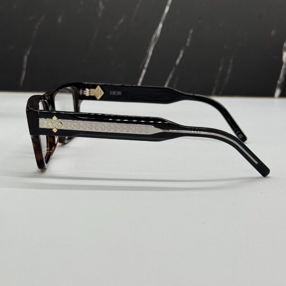NEW CD DIAMONDO S3I 2000 DIOR SQUARE HAVANA EYEGLASSES DIOR - Picture 6 of 10